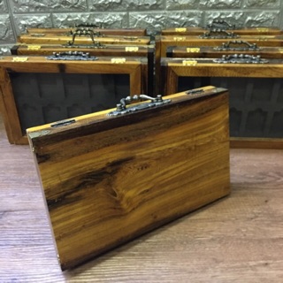 Hộp Gỗ Trưng Zippo (loại 10 chiếc)