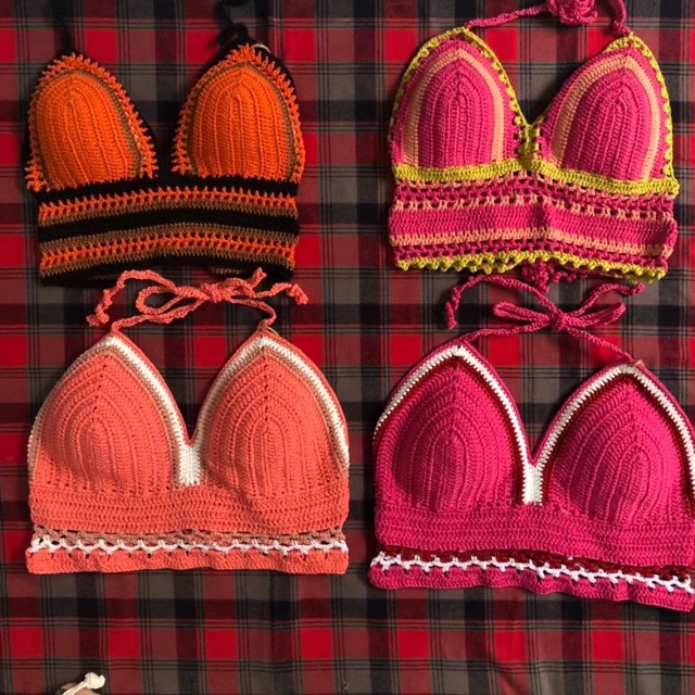 Áo bikini len móc cực xinh hình thật | BigBuy360 - bigbuy360.vn