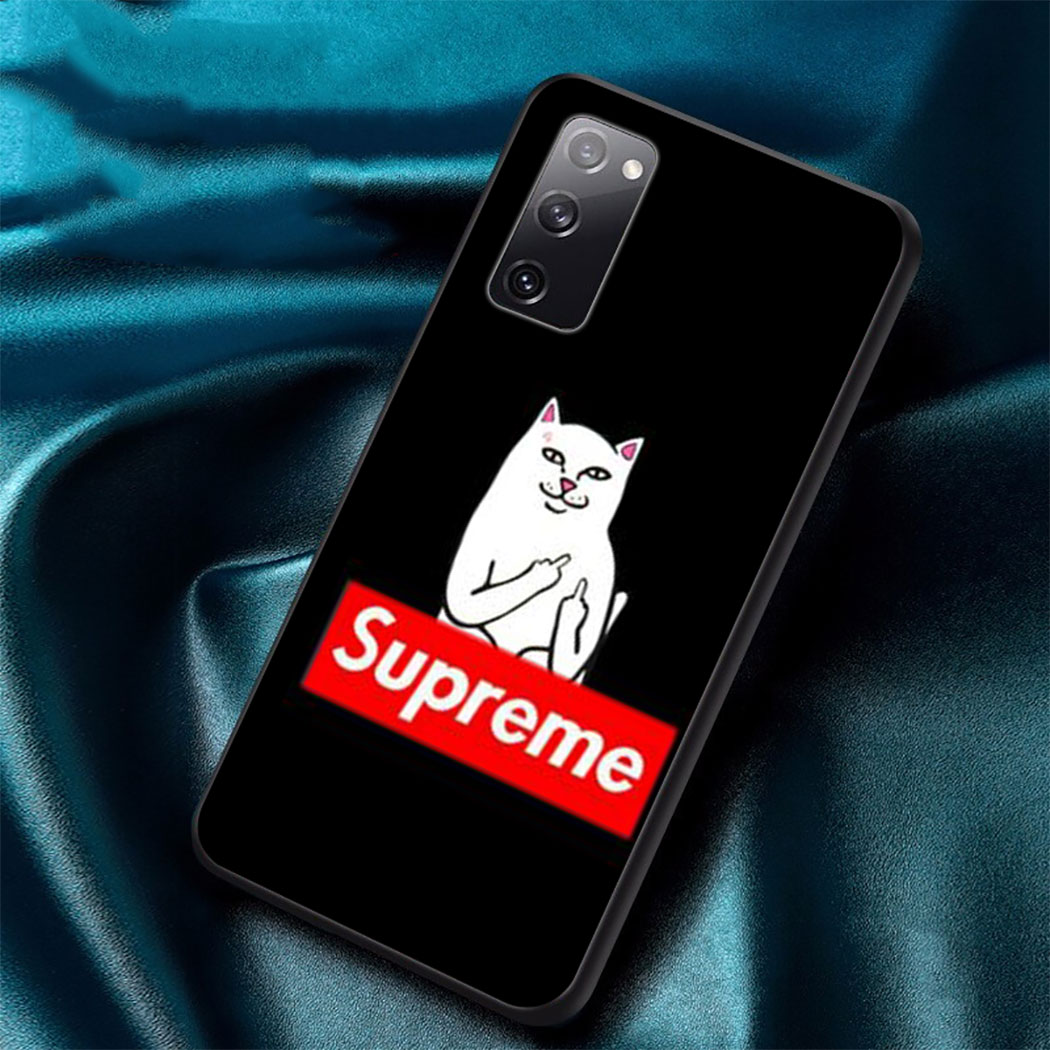 Ốp Lưng Silicone In Chữ Supreme Cá Tính Cho Samsung S7 Edge S8 S9 S10 Plus S10E Note 8