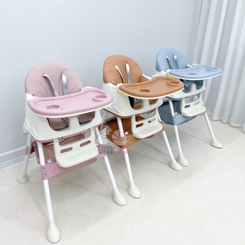 Ghế ăn dặm đa năng cao cấp có bánh xe Umoo UM-0492  chắc chắn,an toàn ,tiện dụng cho bé
