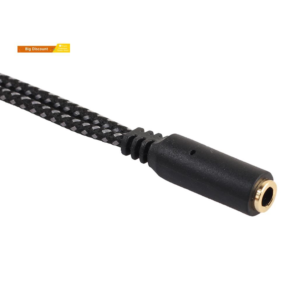 Cáp chia tai nghe LENOVO chuyển đổi giắc cắm 3.5mm 2 đầu sang 1