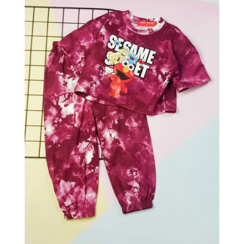 Đồ Bộ Bé Gái Áo Cộc Tay Quần Dài Cotton Xuất 10-24kg