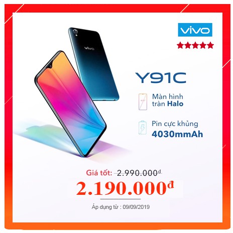 [Nguyên Seal] Điện Thoại Vivo Y91C 2Gb + 32Gb - Hàng Chính Hãng