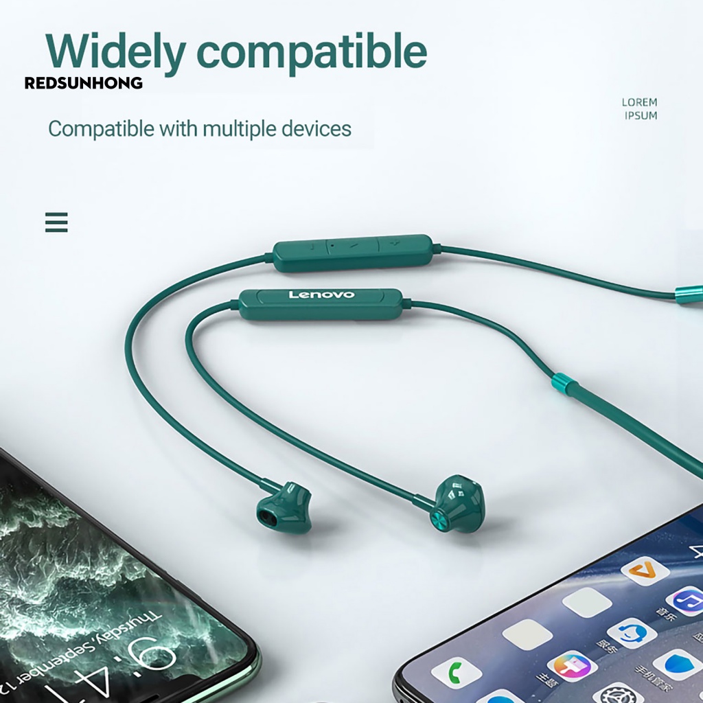 Tai Nghe Bluetooth 5.0 RSH.z Đeo Cổ Giảm Tiếng Ồn Kiểu Dáng Thể Thao