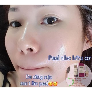 [Peel Nho Hữu Cơ Organic] se khít lcl, căng bóng da 200ml