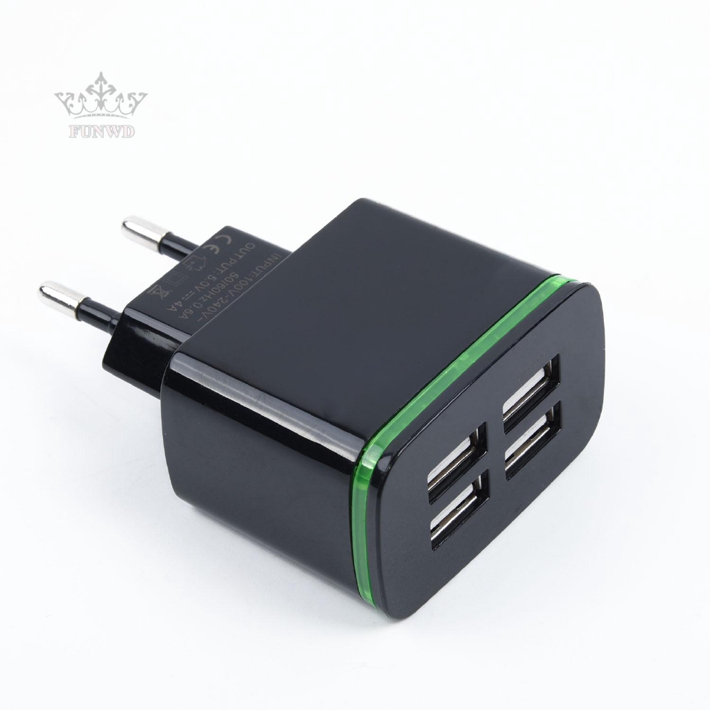 Ổ Cắm Sạc 5v 4 Cổng Usb Tiện Lợi