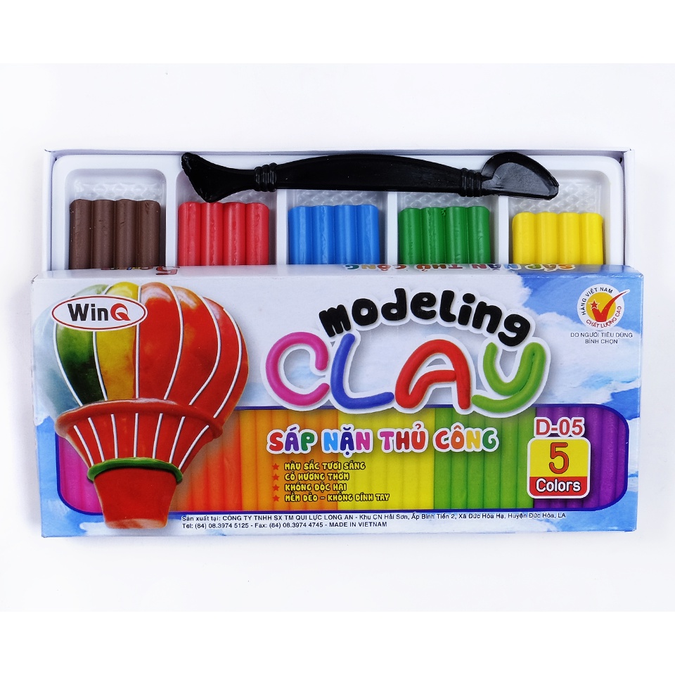 Đất Nặn WinQ 5 Màu D-05