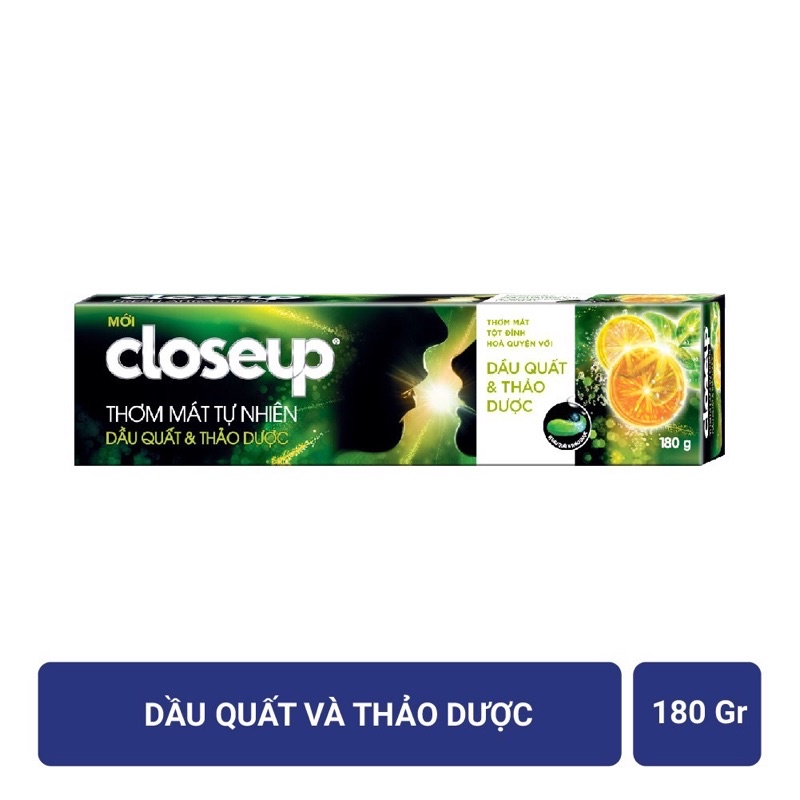 [CLOSEUP] Kem Đánh Răng Close up Thơm Mát Thảo Dược Dầu Quất &amp; Thảo Dược Toothpaste 230g