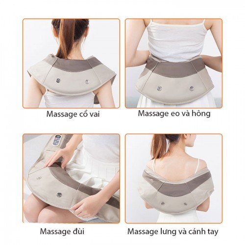 Đai Đấm Massage Cổ Vai Gáy Công Suất Lớn Giá Rẻ Vô Địch