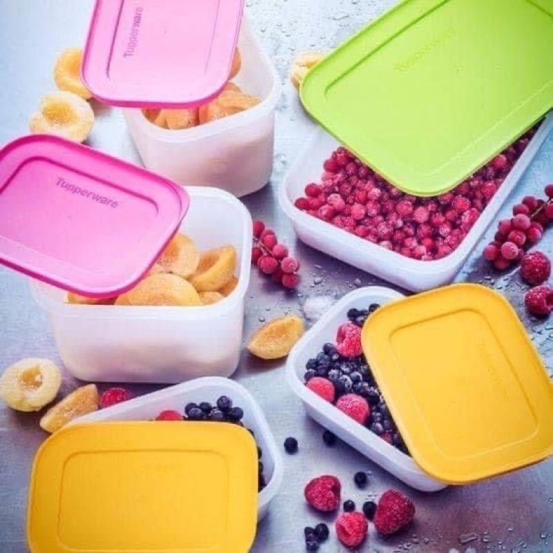 Set 8 Hộp Đông Dẻo Gen 2 Siêu Tiết Kiệm Trữ Thực Phẩm, Trái Cây, Đồ Ăn Dặm Mẫu Mới 2022