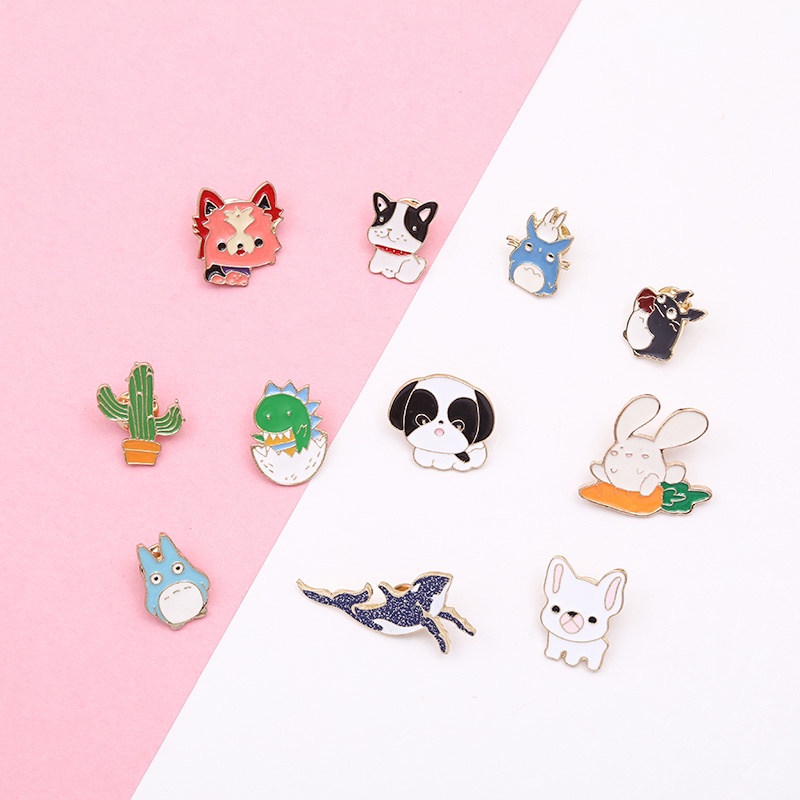 Trâm Cài Áo Sơ Mi Kiểu Hoạt Hình Nhật Bản Dễ Thương