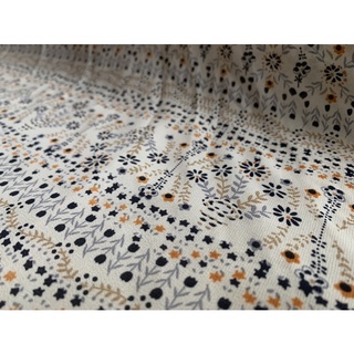Vải voan chiffon hoa
