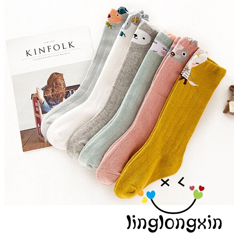 Tất Đầu Gối Chất Cotton Đáng Yêu Cho Bé