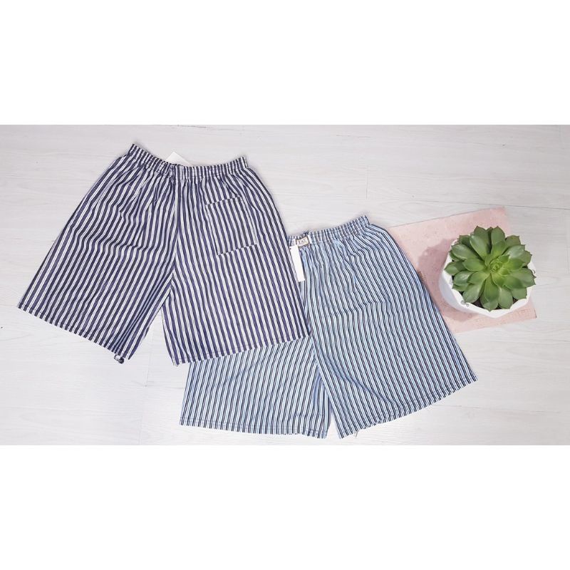 AP31 QUẦN ĐÙI NAM- QUẦN NGỦ MẶC NHÀ NAM KẺ SỌC THOÁNG MÁT THẤM HÚT MỒ HÔI SIZE 45 ĐẾN 85KG