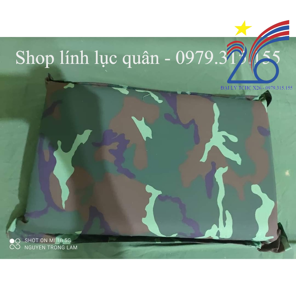 Gối hơi màu rằn ri in loang mẫu mới 2020