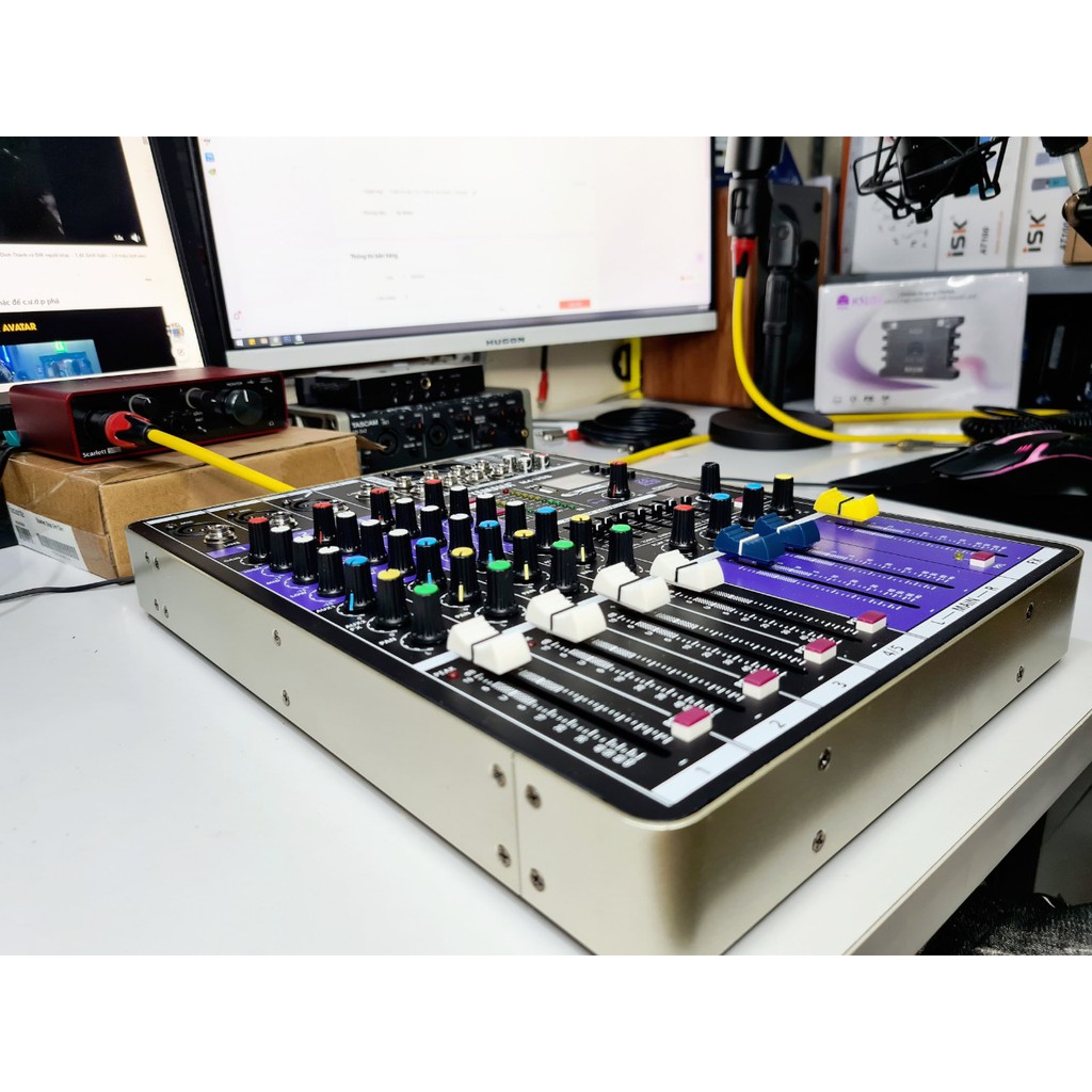 mixer Yamaha new 2021 M4 với 99 hiêu ứng delay echo vang reverd