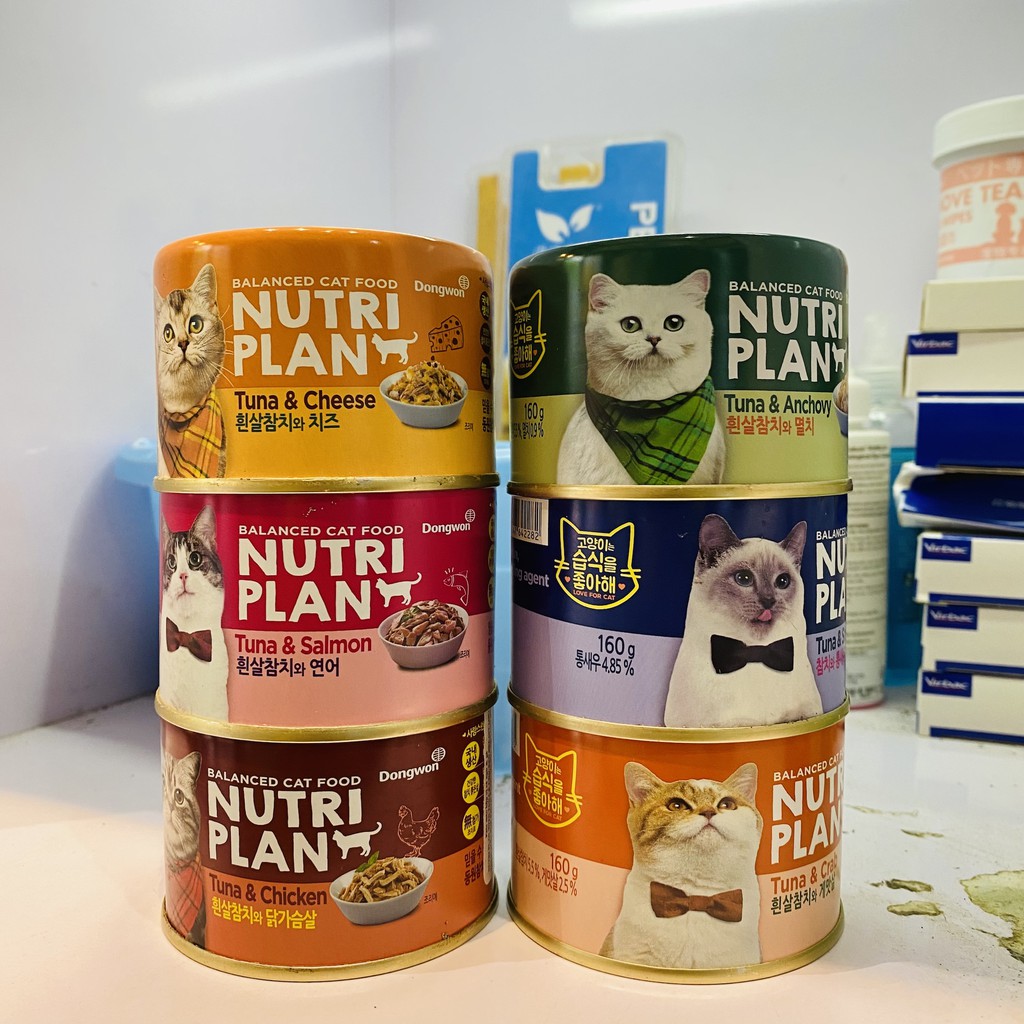 Pate Nutri Plan xuất hàn dành cho mèo với 6 vị