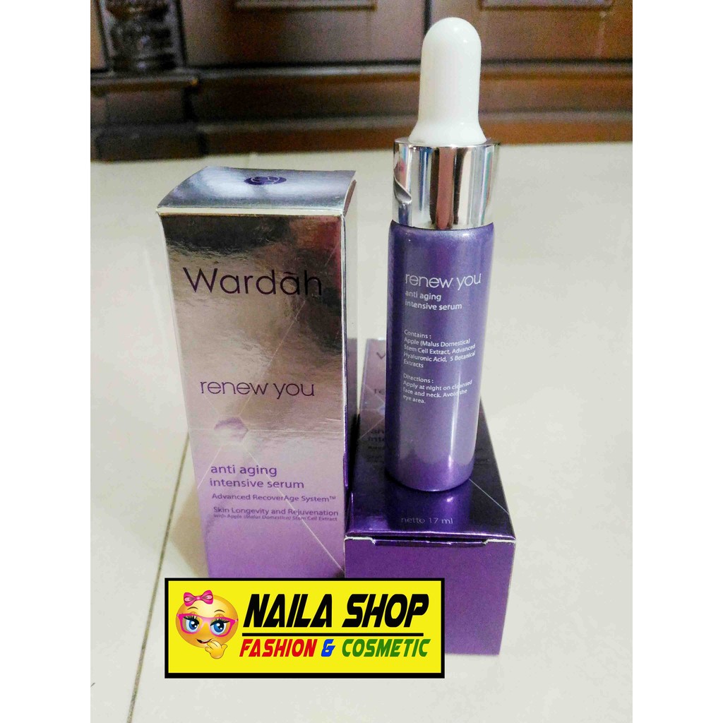 (hàng Mới Về) Serum Dưỡng Da Chống Lão Hóa Wardah Renew You
