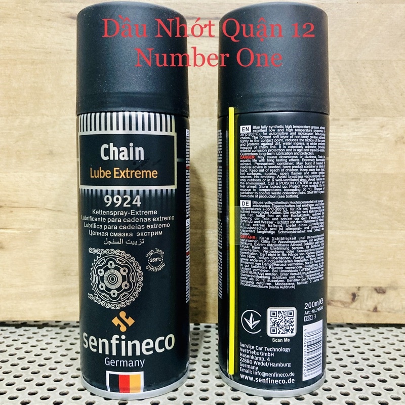 Dưỡng Sên Cao Cấp Senfineco Chain Lube Extreme 9924 - Made in Germany