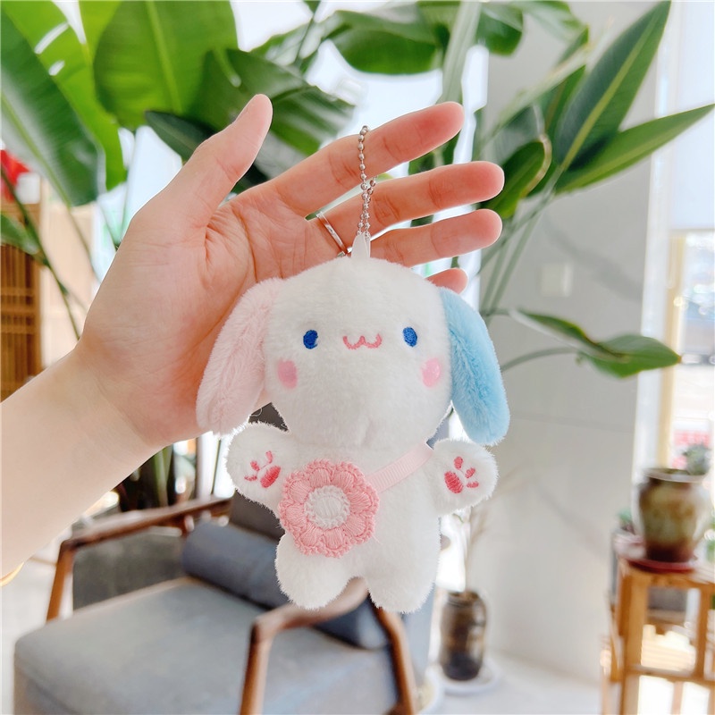 Móc khoá thỏ, khủng long nhồi bông dễ thương ngộ nghĩnh cute dùng làm quà tặng, dây treo balo, túi xách.