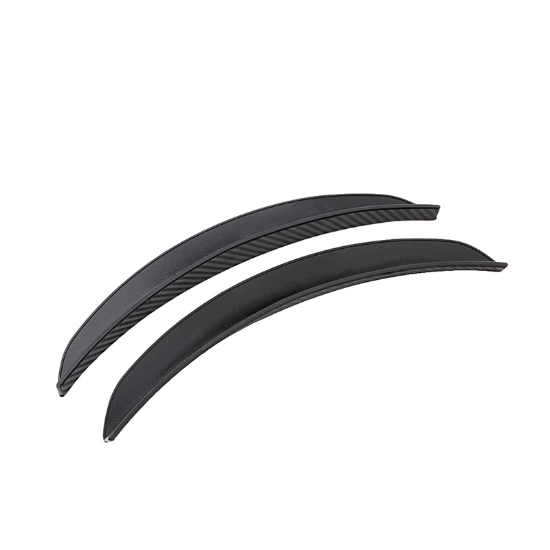 FENDER Set 2 Phụ Kiện Trang Trí Thân Xe Hơi Chất Liệu Sợi Carbon 25cm