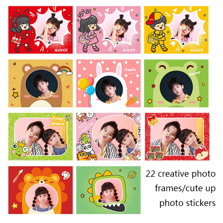 Máy Ảnh Kỹ Thuật Số kamera budak HD 4K IPS Giáo Dục Sớm Cho Bé