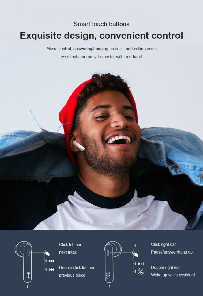 Tai Nghe Bluetooth Không Dây Jbl T220 Tws