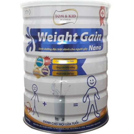 Sữa y tế - Weight Gain Nano Dinh dưỡng đặc biệt dành cho người gầy (HSD T08.2024)