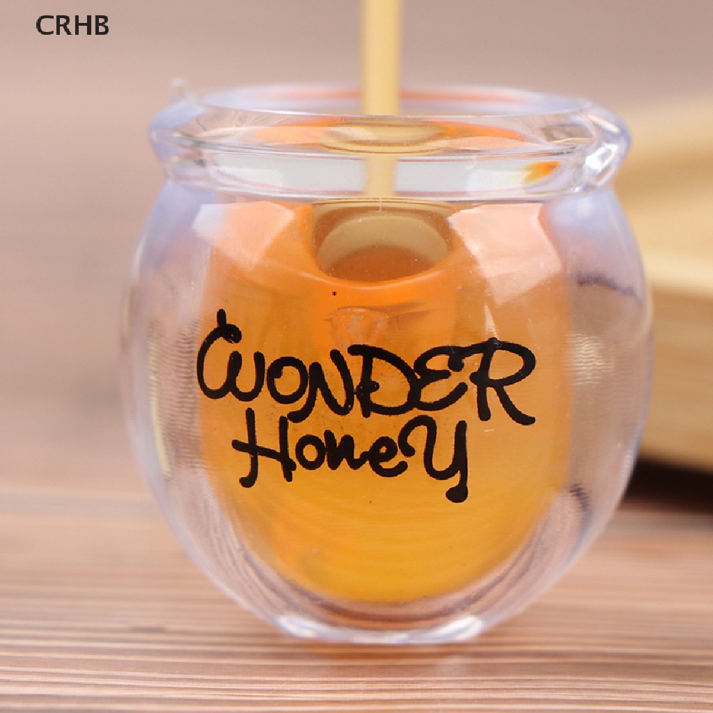 CRHB 1:12 Dollhouse Miniture Milk Pot Honey Pot Kitchen Decoration Accessories NEW