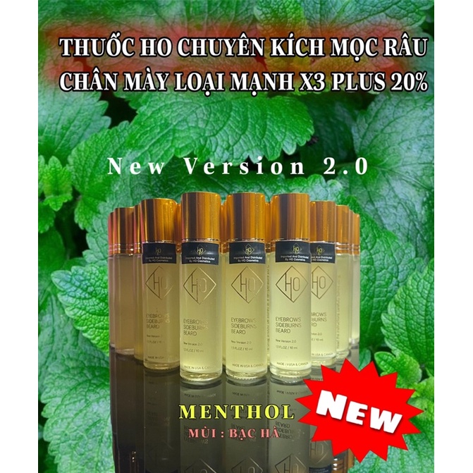 [NHÀ PHÂN PHỐI]Sản Phẩm Mọc Chân Mày Râu Ho X2Plus &amp; X3Plus 10ML