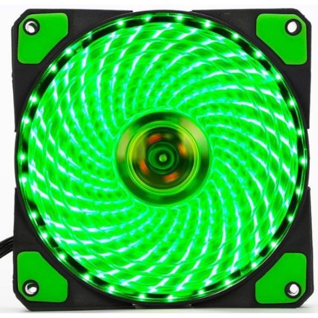 Fan case 12cm led xanh lá | fanled 33 bóng xanh lá