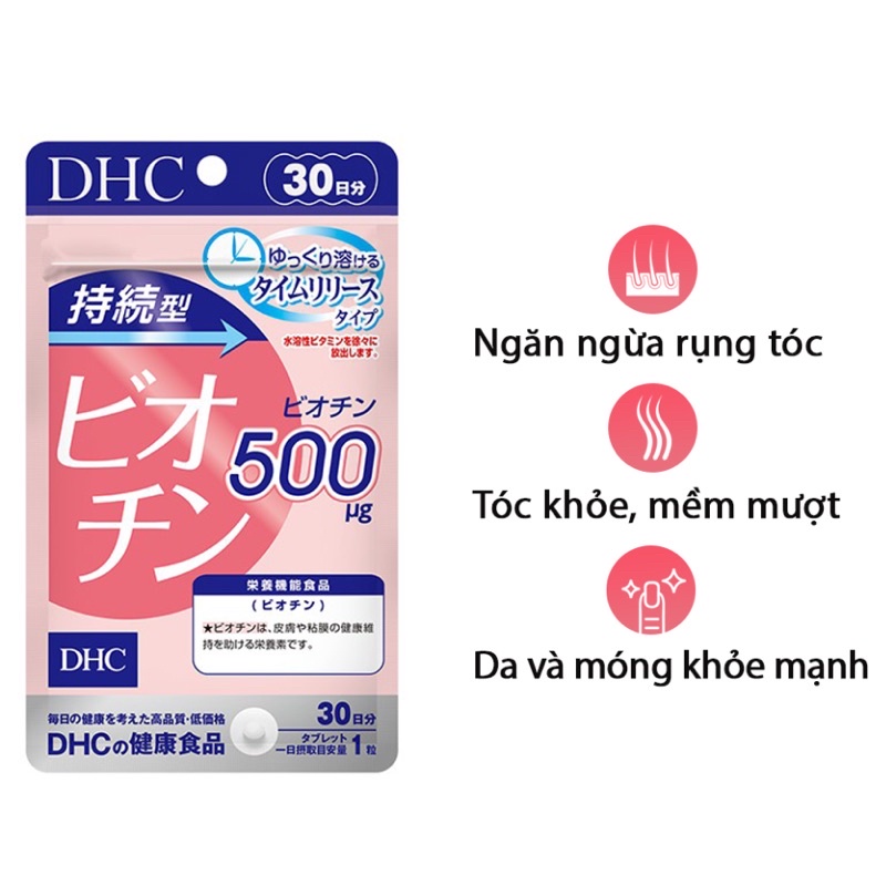 DHC Biotin Ngăn Rụng Tóc, Chắc Móng 30 Ngày 30 Viên