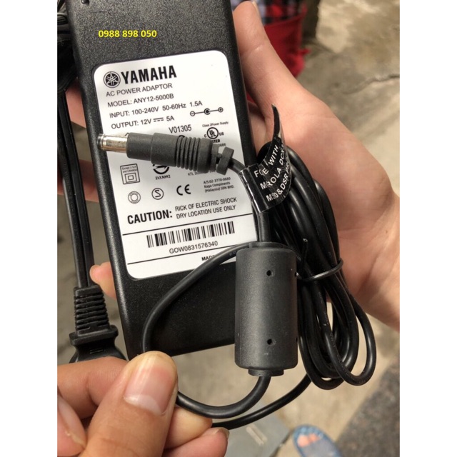 adapter đàn organ yamaha 12v và 16v