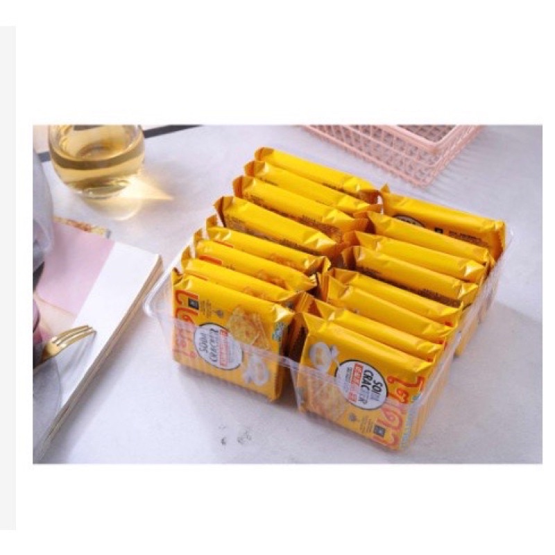 Bánh quy mặn ăn kiêng Soda Cracker Thái - 400g, ăn vặt ngon rẻ TaNo