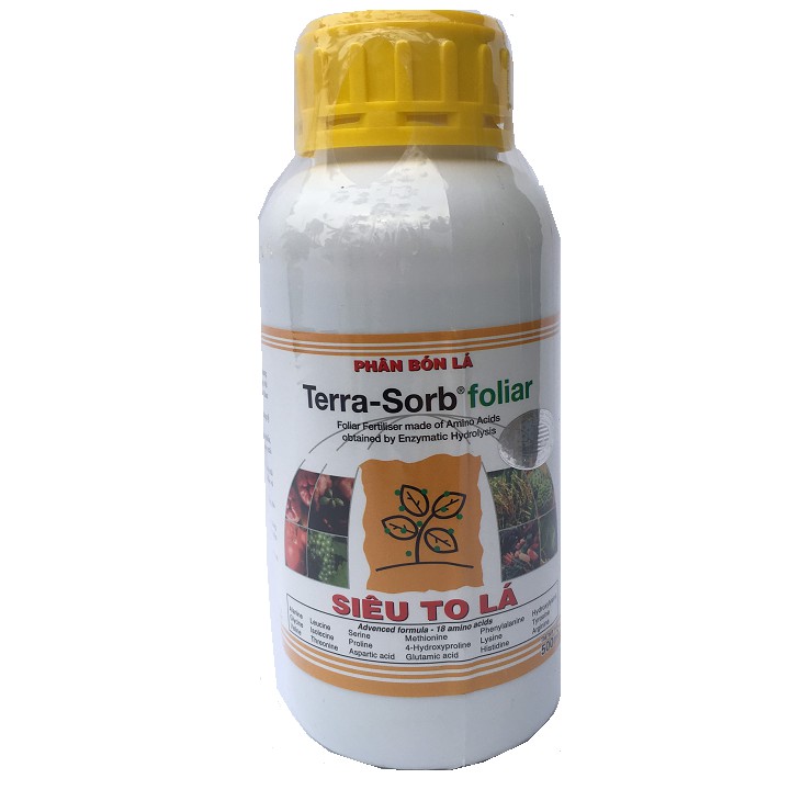 Phân bón lá cao cấp siêu to lá terra-sorb foliar chai 500ml