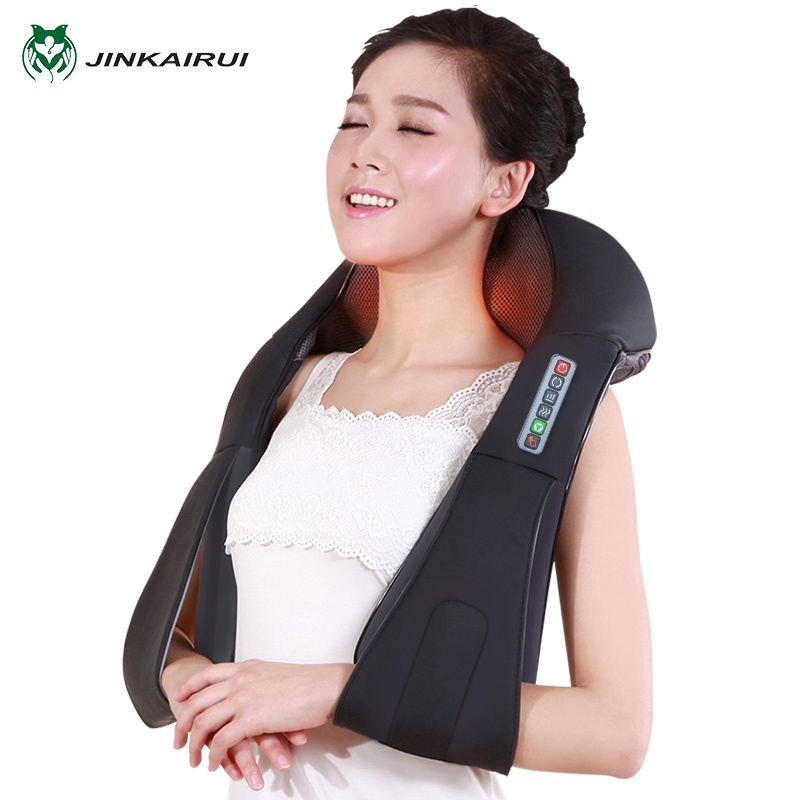 Jinkairui Massage cổ Thiết bị massage vai và cổ nén nóng hồng ngoại