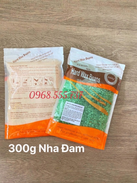 300g Sáp wax tẩy lông đậu Hard wax beans Liddy Chính hàng ăn lông hiệu quả mùi siêu thơm