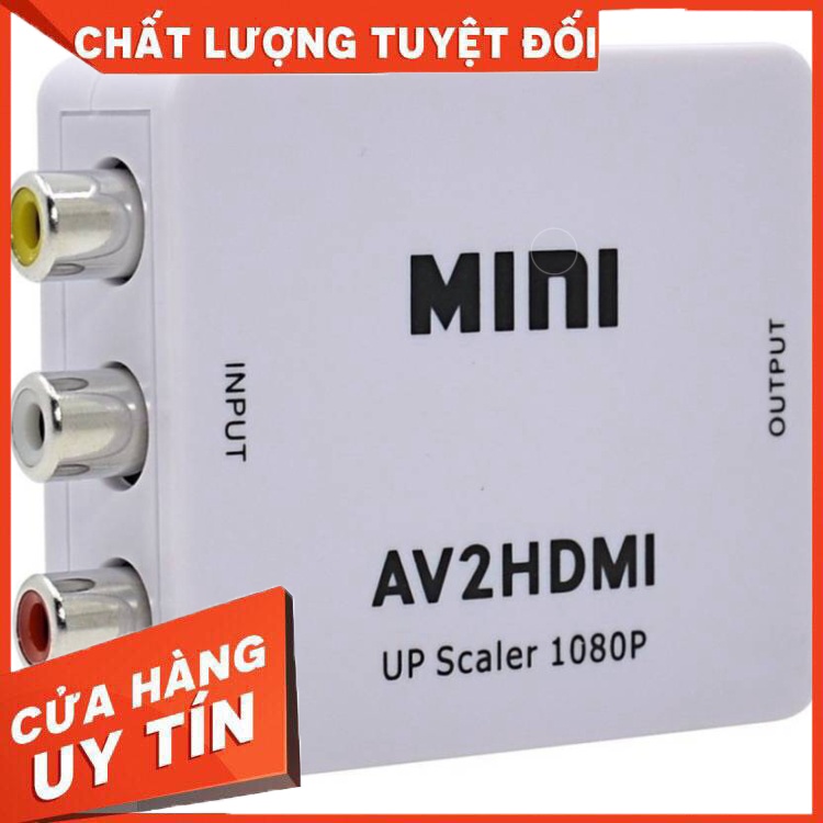 Hộp chuyển Mini AV ra HDMI, AV to HDMI, AV sang HDMI-FullHD 1080p/ 720.