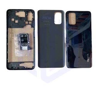 Bộ vỏ + khay sim dành cho oppo a52 zin
