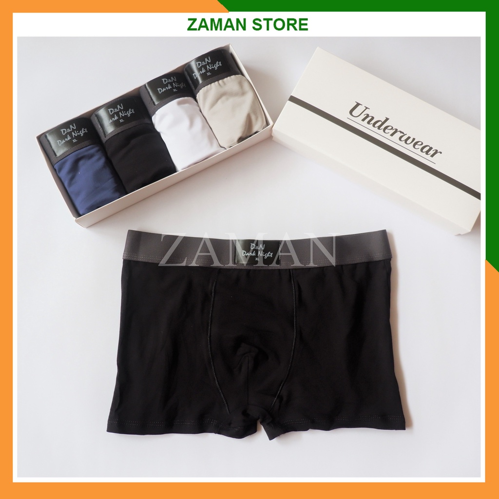 Quần lót nam boxer thông thoáng, quần sịp nam thun lạnh co giãn hút mồ hôi không tạo mùi hôi - ZAMAN