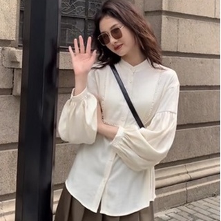 Áo sơ mi kiểu cột nơ ngắn tay , áo sơ mi tơ 2 lớp aosomiredep
