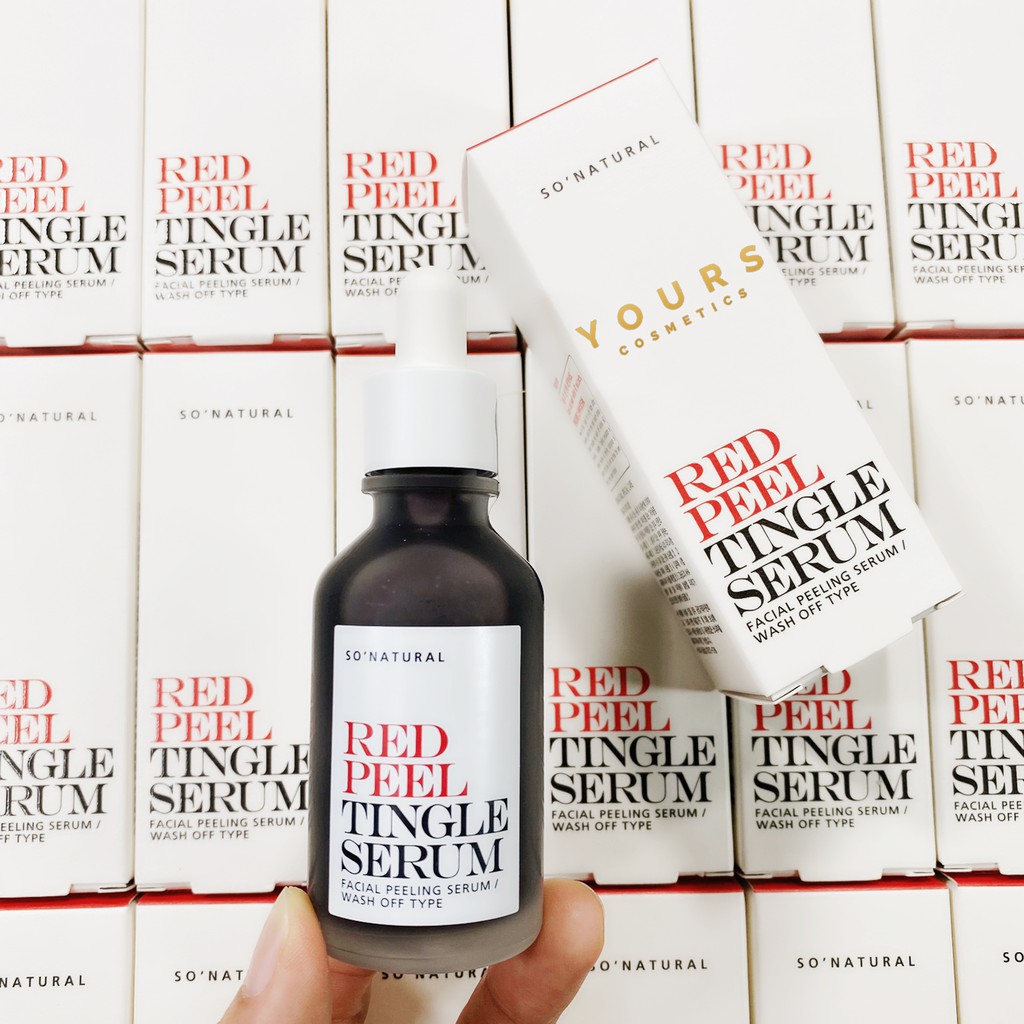 [Auth Hàn] Serum Red Peel Thay Da Sinh Học So Natural - Tinh Chất Tái Tạo Da Red Peel