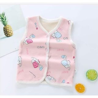 [SIÊU ẤM] Áo gile lót nỉ cho bé