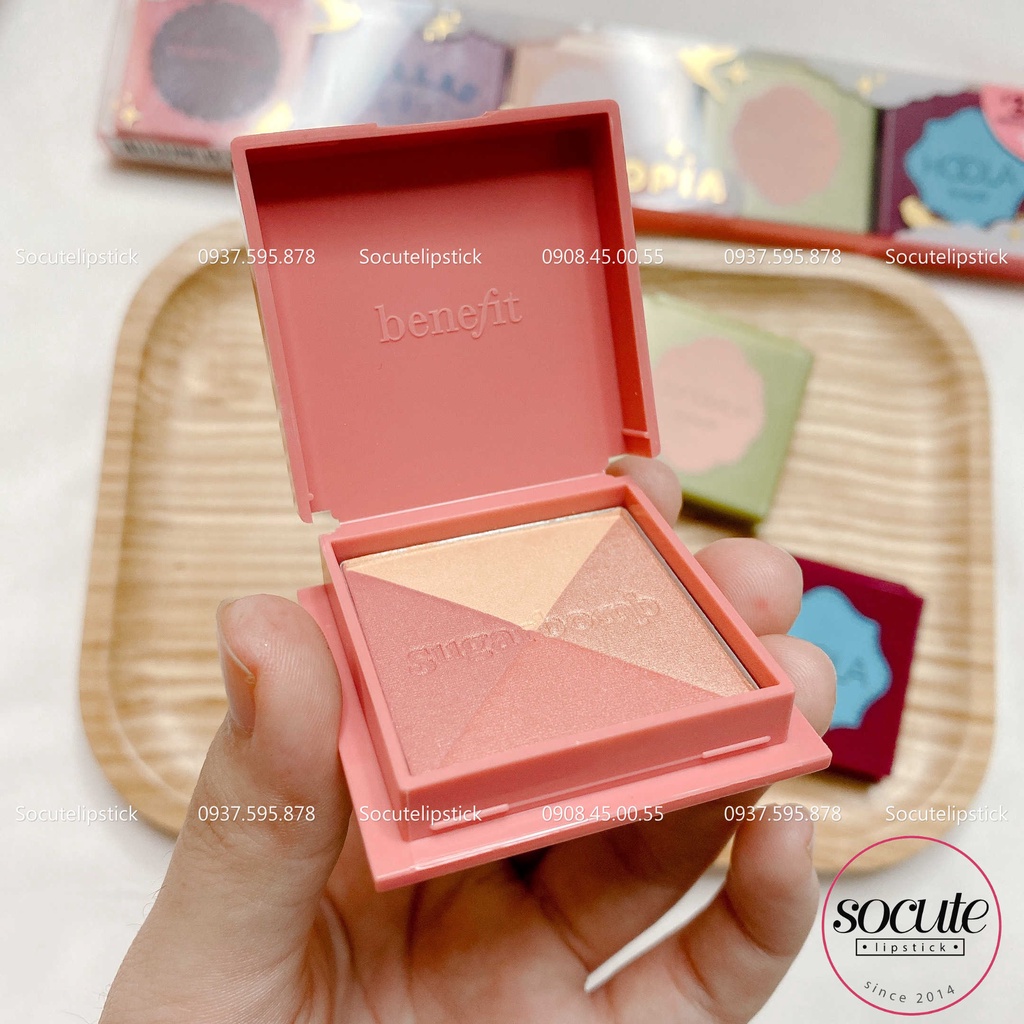 Tách set phấn má, tạo khối Benefit Cheek Party Mini Blush &amp; Bronzer Set Hoola Dandelion Dallas Sugarbomb Georgia