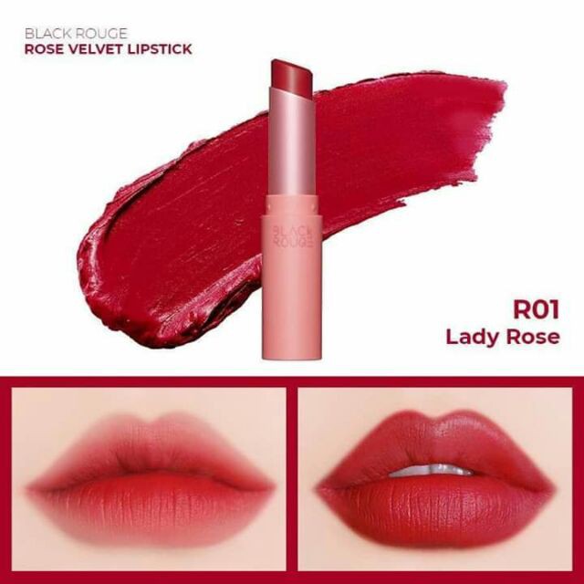 (auth 100% )Son thỏi lì Black Rouge Rose Velvet Lipstick hàn quốc - cosmetic999