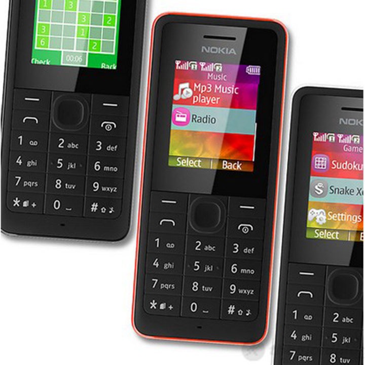 Điện thoại nokia 107 2 sim pin khủng sóng cực mạnh