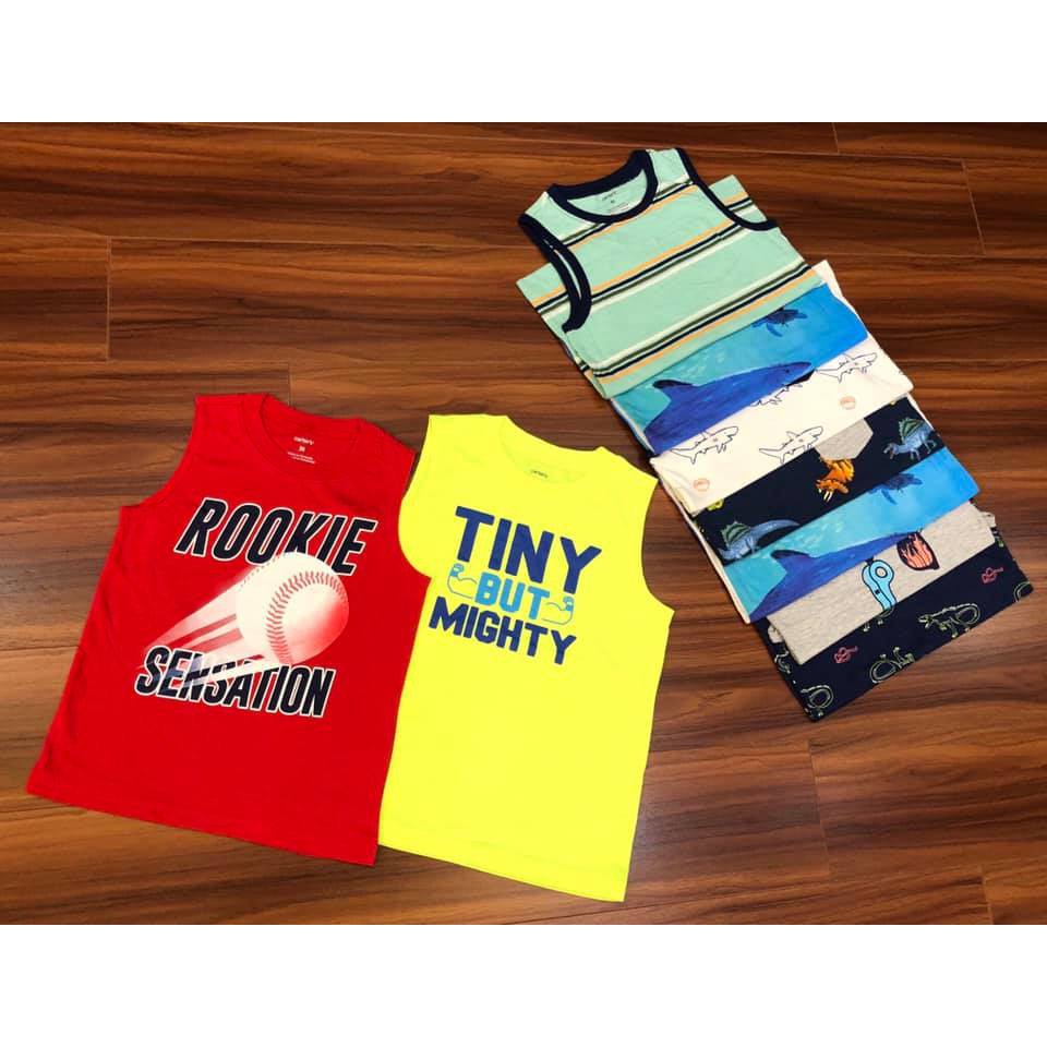 Aó Cotton Bé Trai 3 Lỗ Aó Cotton Bé Trai Sát Nách Catter Việt Nam xuất Khẩu Xuất Dư Xịn Giao Màu Ngẫu Nhiên