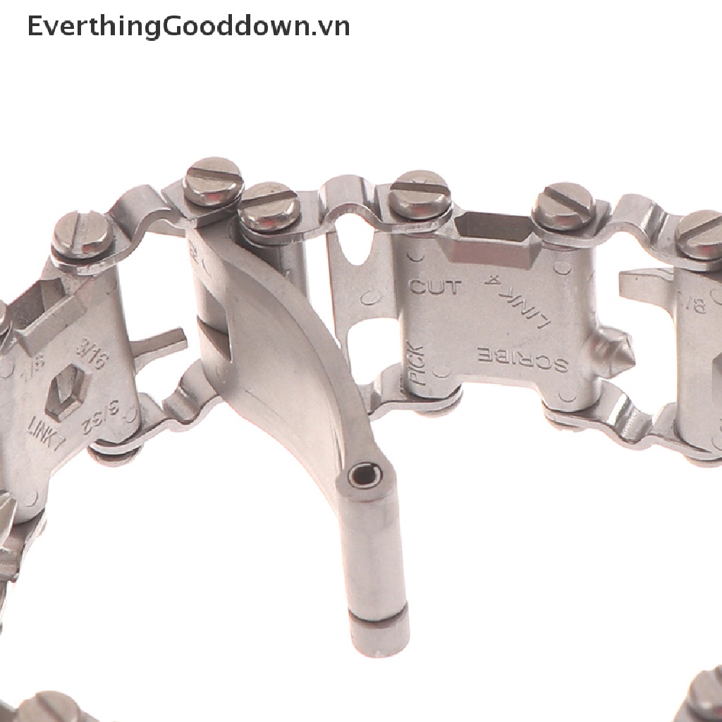 Vòng Đeo Tay Bằng Thép Không Gỉ Đa Năng 29 Trong 1