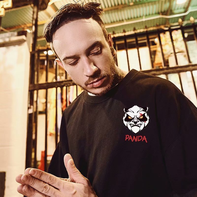 Áo thun tay ngắn in hình thời trang hiphop cỡ M-8XL cho nam