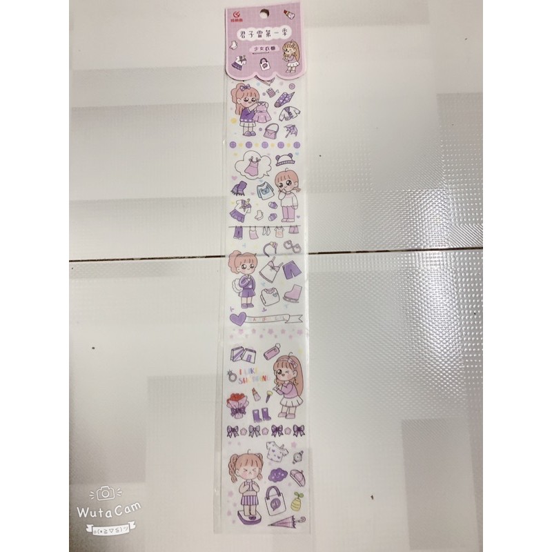 Sticker dài 1 tờ cute